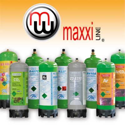 maxxiline co2 gas bottles